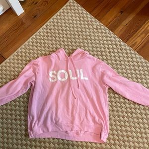 Soul cycle sweatshirt pink